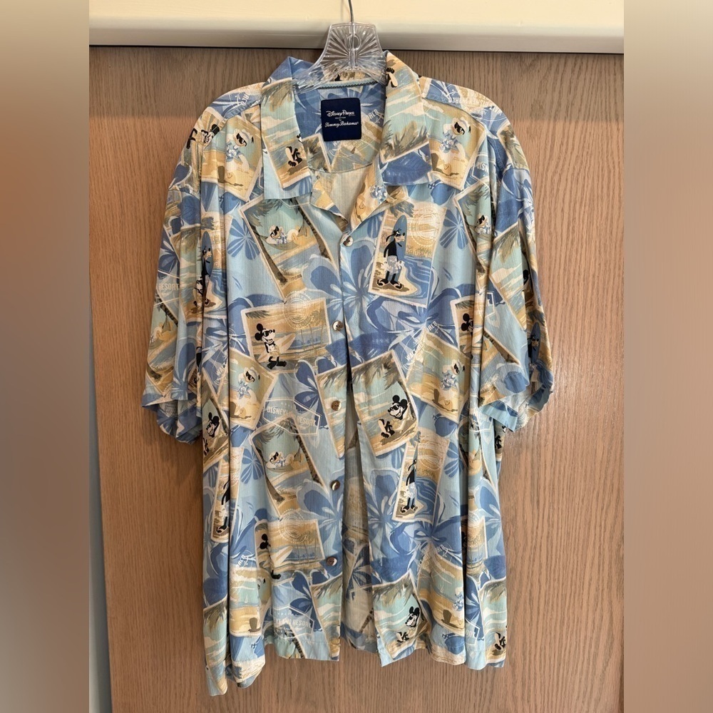 Disney Tommy Bahama silk Aloha shirt